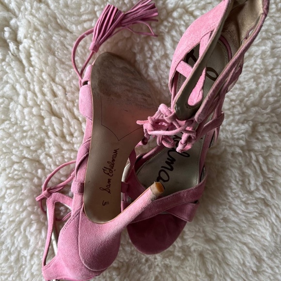 Pink Sam Edelman Heels with tassles - Picture 5 of 5